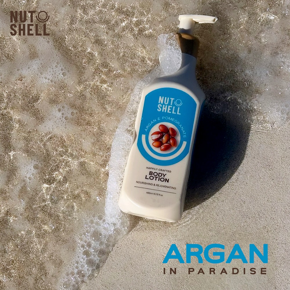 NUT SHELL Body Lotion Argan & Pomegranate 465ml