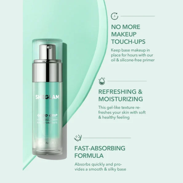 SHEGLAM Good Grip Hydrating Primer - Mint Blue (45ml)