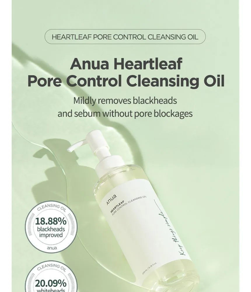 ANUA Heartleaf Pore Cleansing Oil 200ml 