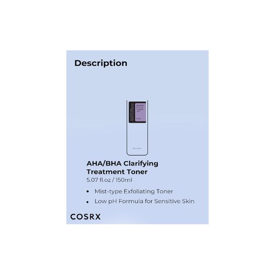 COSRX AHA/BHA Clarifying Treatment Toner (50ml)