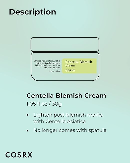 COSRX Centella Blemish Cream (30gm)