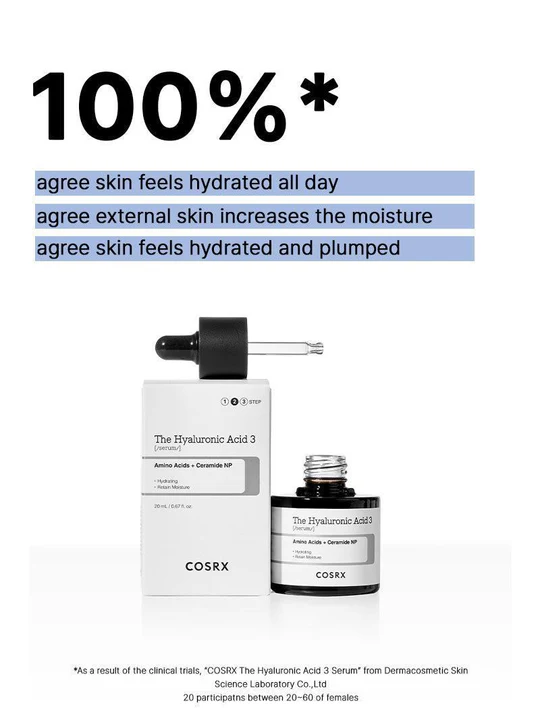 COSRX The Hyaluronic Acid 3 Serum 20ml 