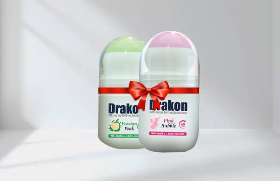 DRAKON Deodorant Roll On For Women - Passion Peak and Pink Bubble  (50ml)