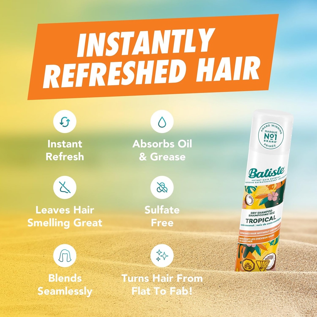 Batiste Dry Shampoo Tropical