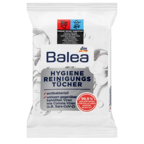 BALEA Hygiene 10 Wipes - Aloe Vera