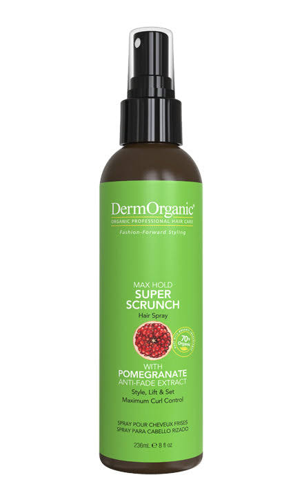 DERMORGANIC Flex Hold Sculpting Spray  - Pomegranate (236ml)