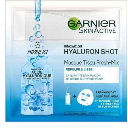 GARNIER Fresh-Mix Face Sheet Shot Mask  - Hyaluronic Acid (33gm)