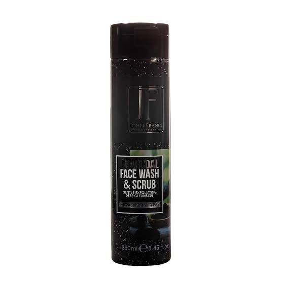 JOHN FRANCE Face Wash & Scrub - Charcoal (250ml)