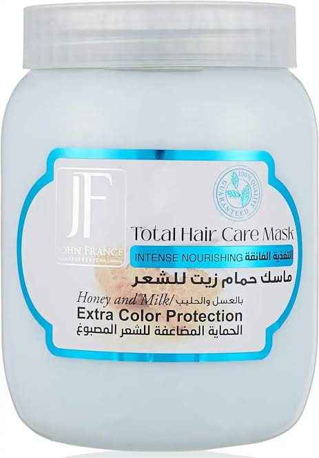 JOHN FRANCE Total Hair Care Mask Intensive Nourishing - Honey and Milk (1000ml)