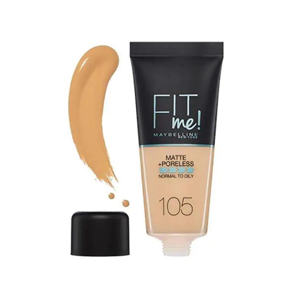 MAYBELLINE Fit Me Matte + Poreless - 105 Natural Ivory (30ml)