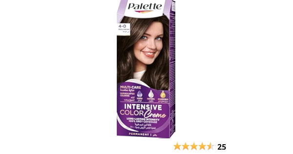 PALETTE Intensinve Color creme Middle Brown Dye - 4-0 Middle Brown