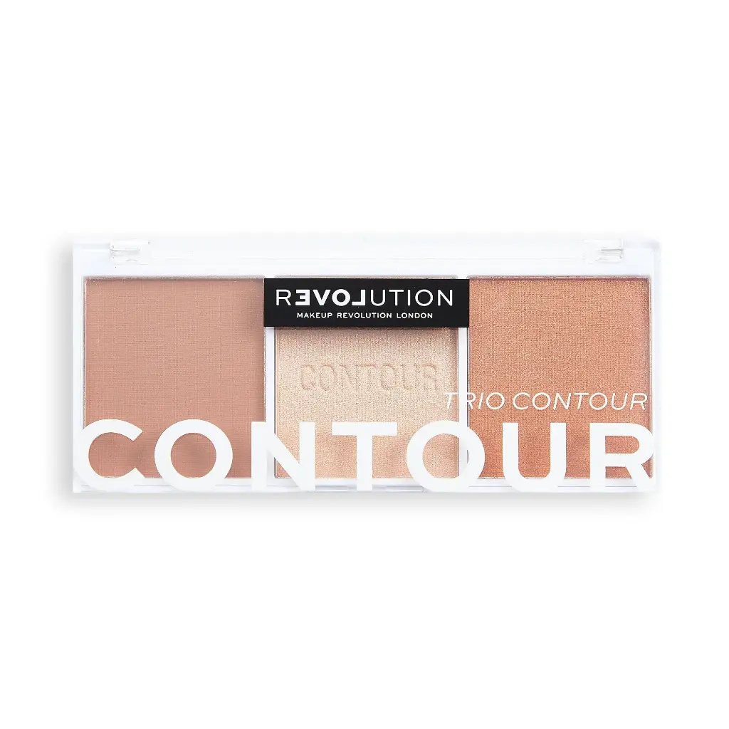 REVOLUTION Relove Colour Play Contour Trio Palette  - baked sugar