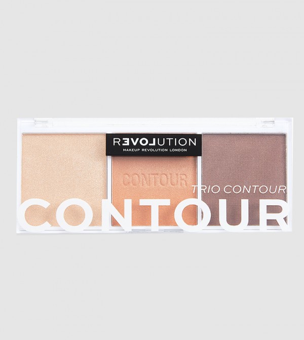 REVOLUTION Relove Colour Play Contour Trio Palette  - bronze sugar