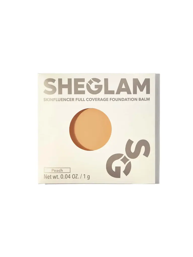 SHEGLAM Skinfluencer Full Coverage Foundation Balm Sample - Peach (1gm)