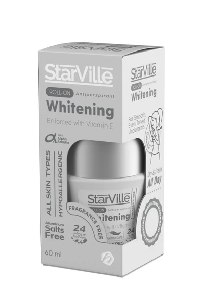 STARVILLE Whitening Roll-On - Fragrance Free (60ml)