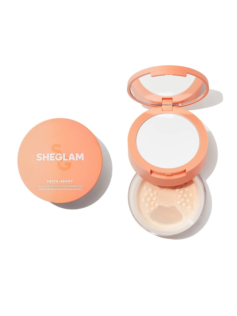 Sheglam Insta-ready Face & Under Eye Setting Powder Duo-Bisque