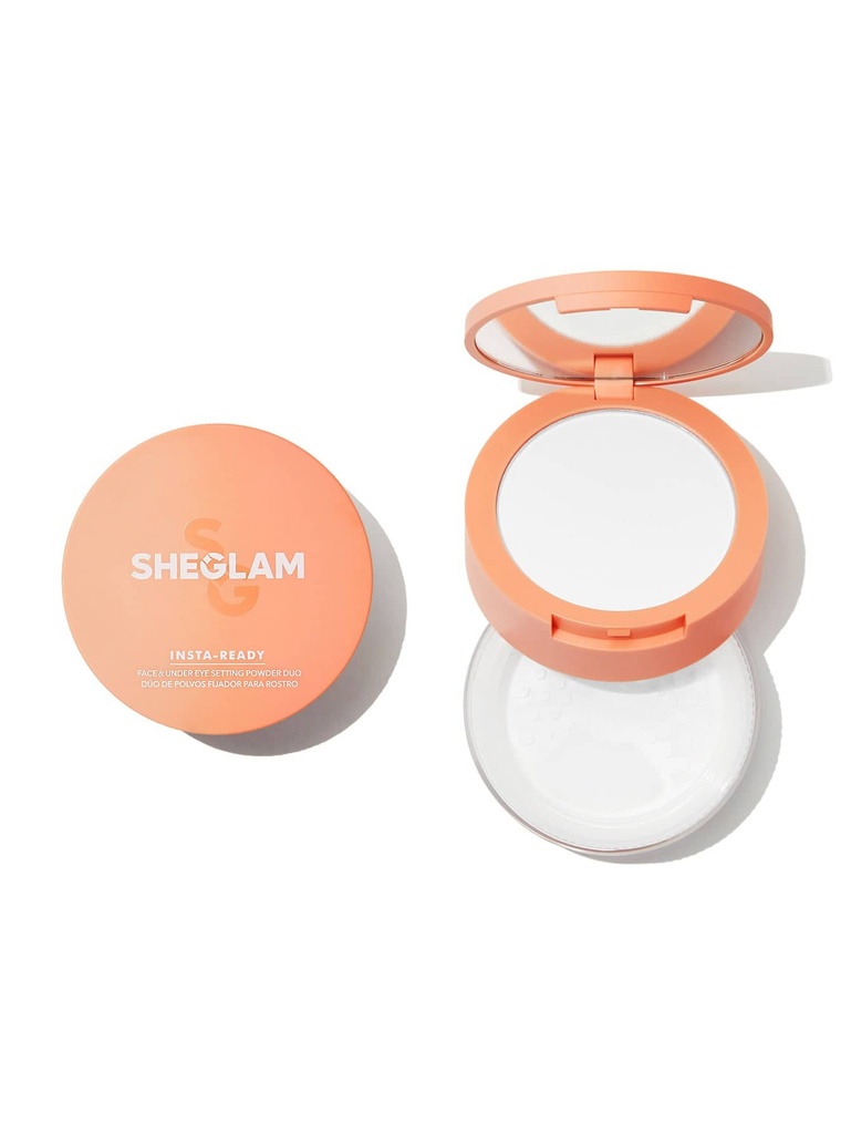 Sheglam Insta-ready Face & Under Eye Setting Powder Duo-Translucent