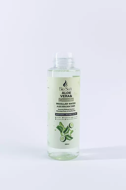 Bio Soft Micellar water with Alovera & cucumber 380ml