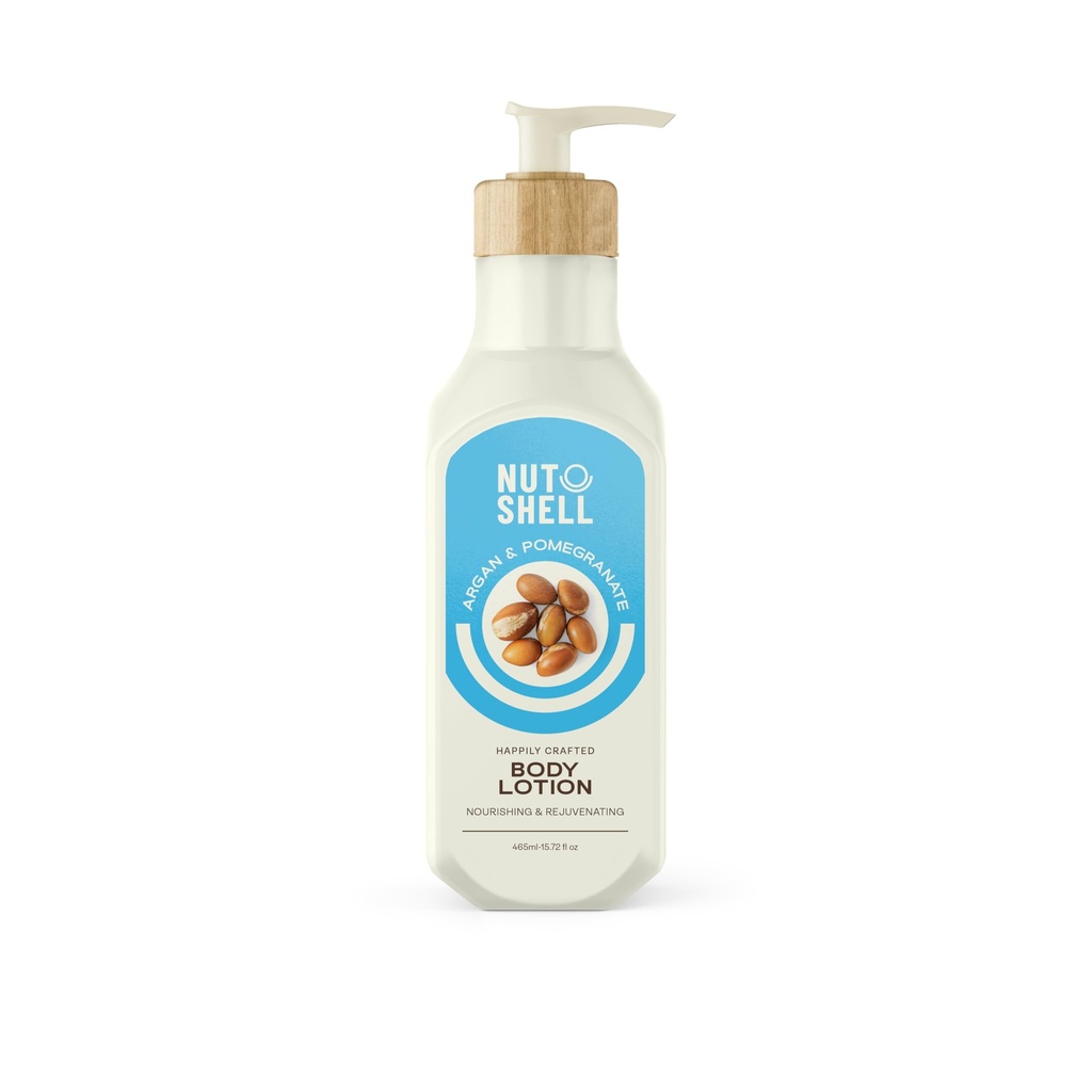 NUT SHELL Body Lotion Argan & Pomegranate 465ml