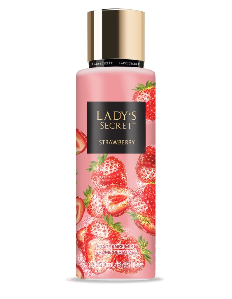 Lady's Secret Body Splash - Strawberry- 250ml