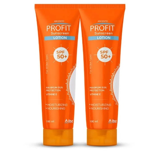 ARGENTO PROFIT Sunscreen Spf50+ Lotion1+1 (100ml)