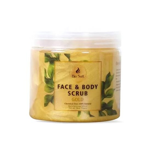 BIO SOFT Face & Body Scrub  - Gold (500ml)