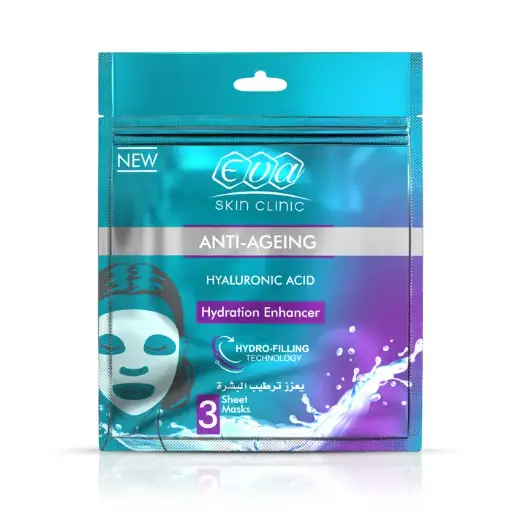 EVA Anti-Aging Hyalluronic Acid Sheet Mask (42ml)