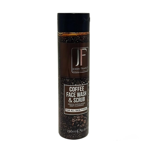 JOHN FRANCE Face Wash & Scrub - Coffee (250ml)