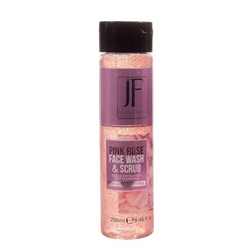 JOHN FRANCE Face Wash & Scrub - Pink Rose (250ml)