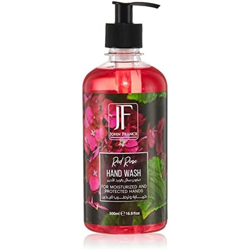 JOHN FRANCE Hand Wash - Red Rose (500ml)