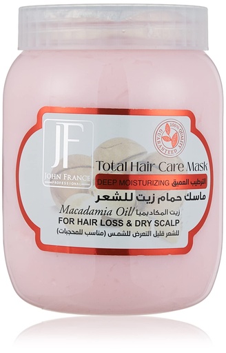 JOHN FRANCE Total Hair Care Mask Deep Moisturizing  - Macademia Oil (1000ml)