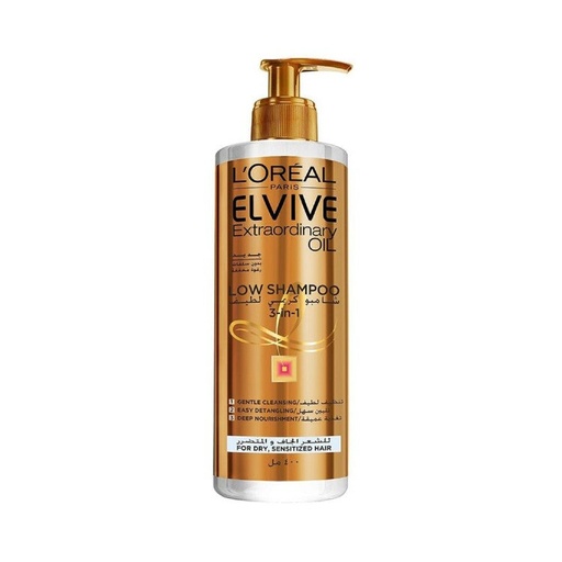 L'OREAL Elvive Extraordinary Oil Low 3In1 Shampoo - gold (400ml)