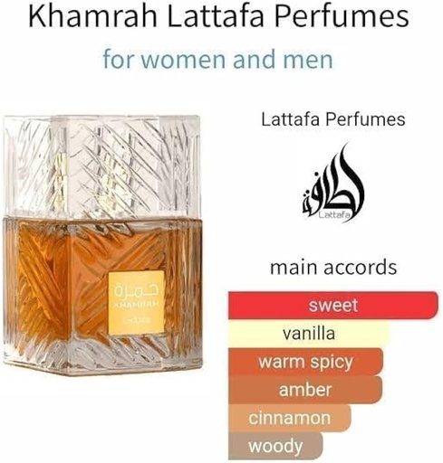 LATTAFA Eau De Parfum Unisex - Khamrah (100ml)