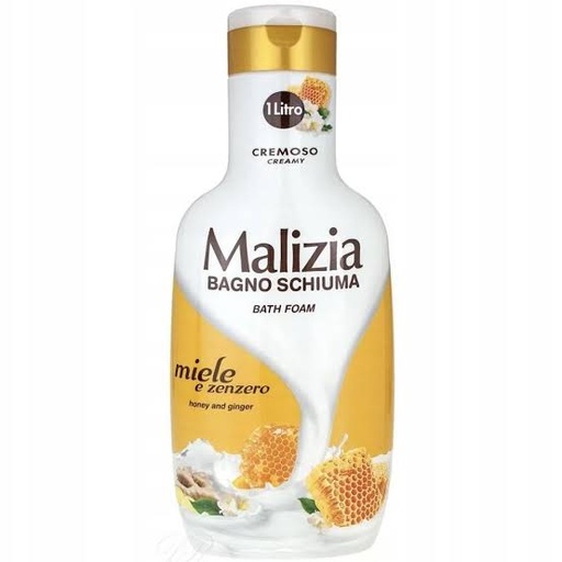 MALIZIA Shower Gel - ginger and honey (1000ml)