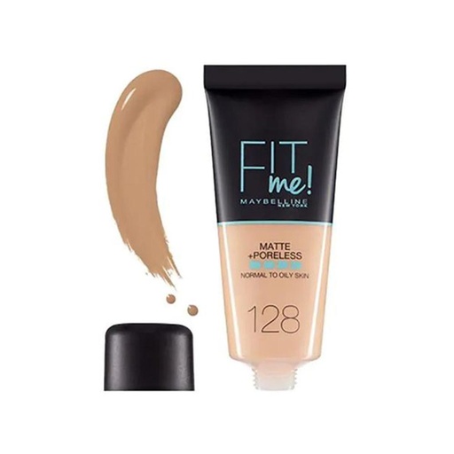 MAYBELLINE Fit Me Matte + Poreless - 128 Warm Nude (30ml)