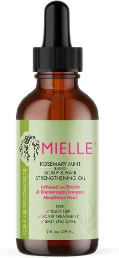 MIELLE ORGANICS Rosemary Mint Scalp & Hair Strengthening Oil (59ml)