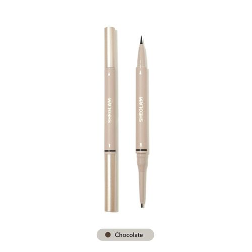 SHEGLAM Brows on Demand 2 in1 Brow Pencil - Chocolate (0.05gm)