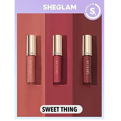 SHEGLAM Matte Allure Mini Liquid Lipstick Set - Sweet Thing (2.3ml)