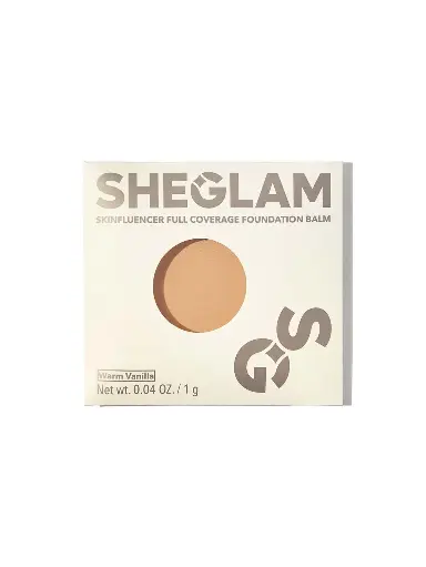 SHEGLAM Skinfluencer Full Coverage Foundation Balm Sample - Warm Vanilla (1gm)