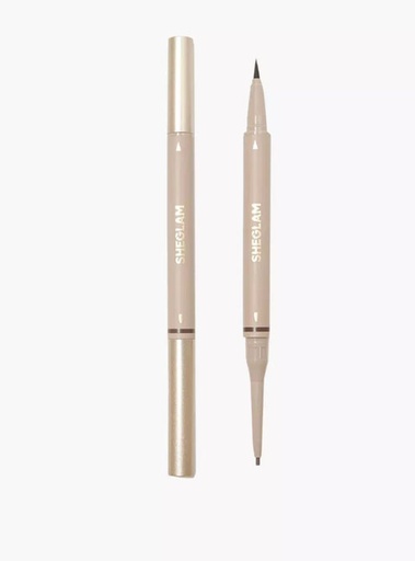 SHEGLAM Waterproof 2-In-1 Eyebrow Pencil - Auburn