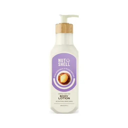 NUT SHELL Body Lotion Macademia & Rose Water 465ml