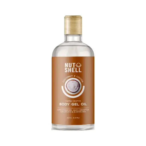 NUTSHELL Body Gel Oil Coconut & Cocoa 250ml