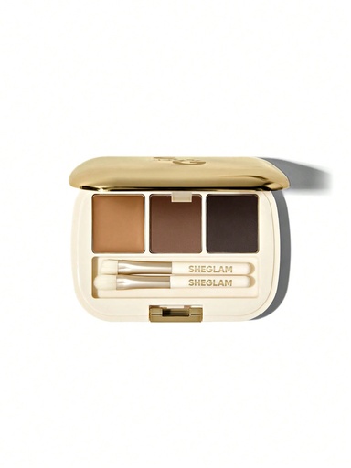 Sheglam Full- Filled Eyebrow Palette - 101 Dark Brown 