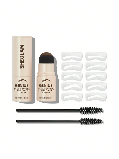 SHEGLAM Genius Eye Brow Stamp - Chocolate
